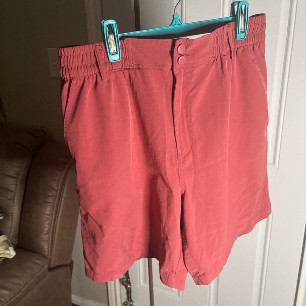 BURLEBO Men's M Red Clay Shorts